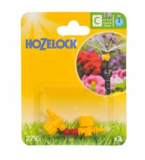 Minisprinkler Microjet 360° Justerbar 3-pack Hozelock