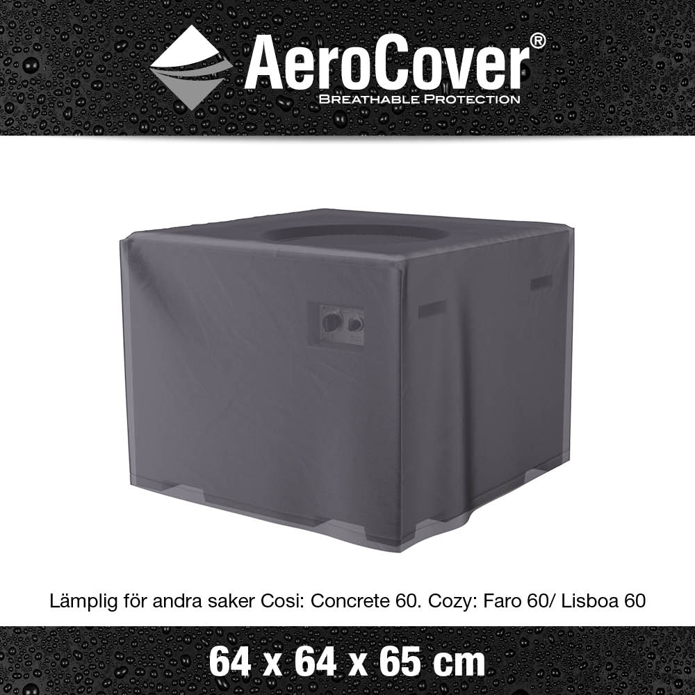 AeroCover Överdrag till Eldstad 64x64xH65 cm