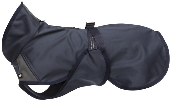 TRIXIE Täcke Aston Softshell S 40 cm 32-56 cm Mörkblå/Grå