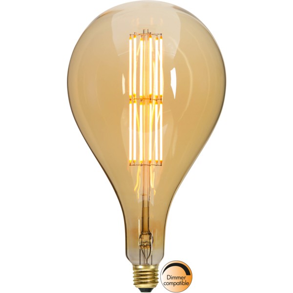 Star Trading Lampa LED E27 A165 Industrial Vintage Amber